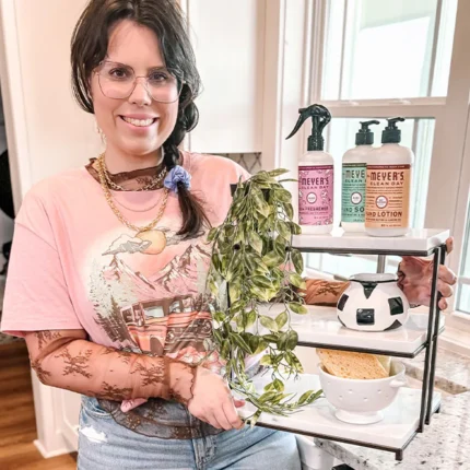 Marble Three Tiered Dessert Stand